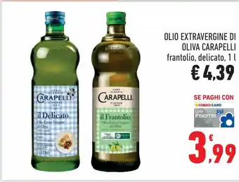 Conad City Olio extra vergine di oliva carapelli frantoio, delicato 1 l offerta