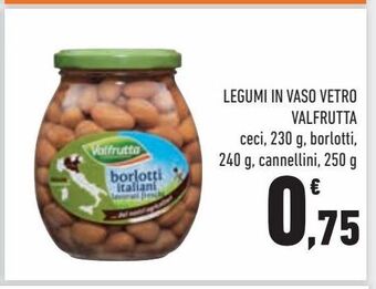 Conad City Legumi in vaso vetro valfrutta offerta