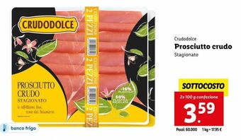 Lidl Prosciutto crudo offerta