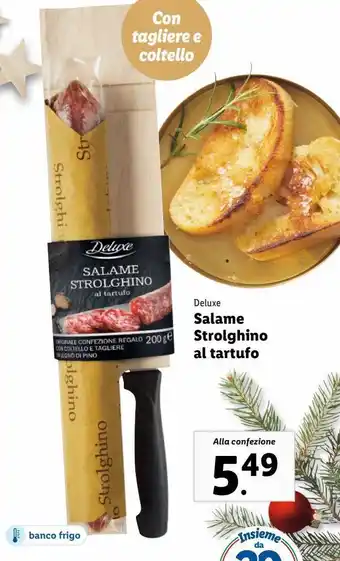 Lidl Salame strolghino al tartufo offerta