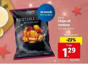 Lidl Chips di verdure offerta