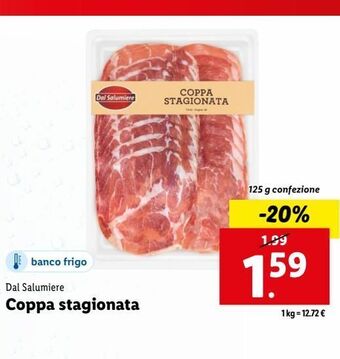 Lidl Coppa stagionata offerta