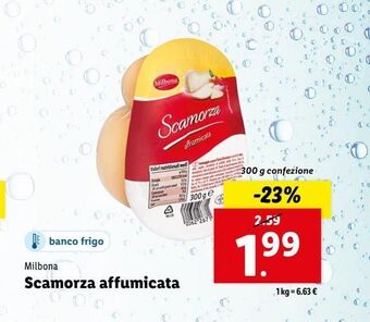 Lidl Scamorza affumicata offerta