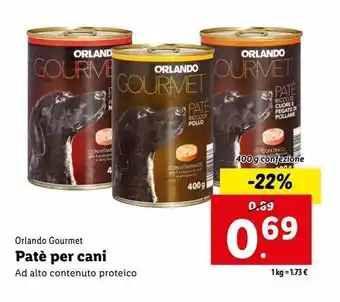 Lidl Patè per cani offerta
