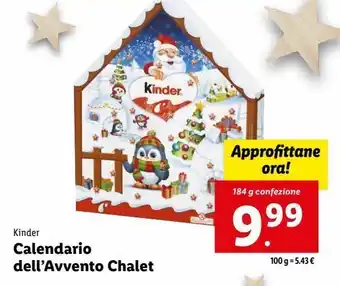 Lidl Calendario dell'avvento chalet offerta