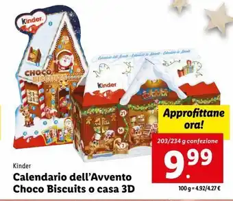 Lidl Calendario dell'avvento choco biscuits o casa 3d offerta