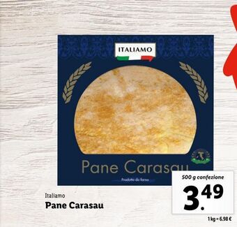 Lidl Pane carasau offerta