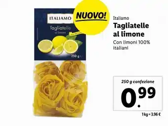 Lidl Tagliatelle al limone offerta