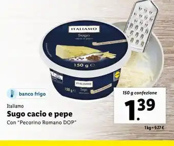 Sugo cacio e pepe