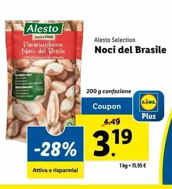 Lidl Noci del brasile offerta