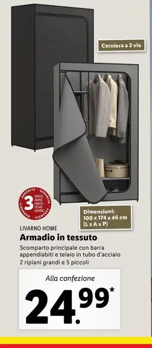 Lidl Armadio in tessuto offerta