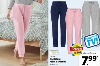 Lidl Pantaloni relax da donna offerta