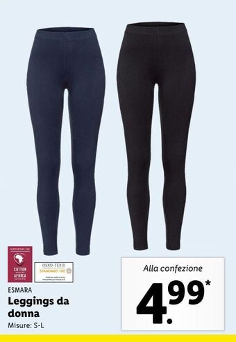 Lidl Leggings da donna offerta