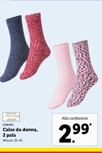 Lidl Calze da donna 2 paia offerta