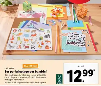 Lidl Set per bricolage per bambini offerta