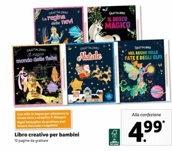 Lidl Libro creativo per bambini offerta