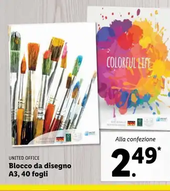 Blocco da disegno a3, 40 fogli