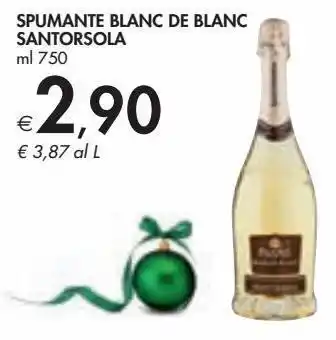 Bennet Spumante blanc del blanc santorsola offerta
