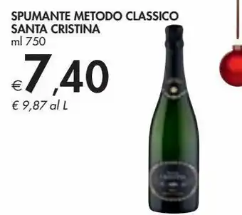 Bennet Spumante metodo classico santa cristina offerta