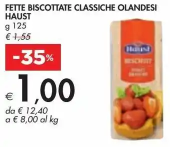 Bennet Fette biscottate classiche olandesi haust offerta