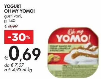 Bennet Yogurt oh my yomo! offerta