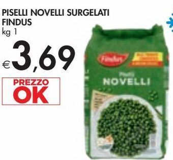 Bennet Piselli novelli surgelati findus offerta