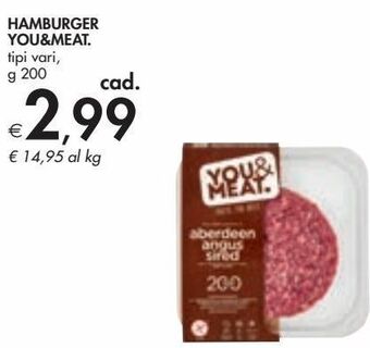 Bennet Hamburger you&meat offerta