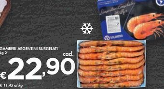 Bennet Gamberi argentini surgelati offerta