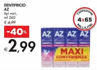 Bennet Dentifricio az offerta