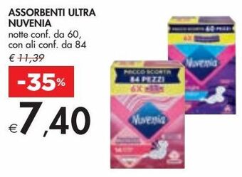 Assorbenti ultra nuvenia