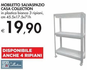 Bennet Mobiletto salvaspazio casa collection offerta