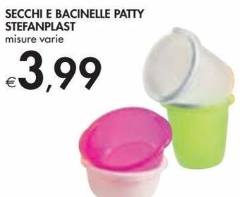Bennet Secchi e bacinelle patty stefanplast offerta