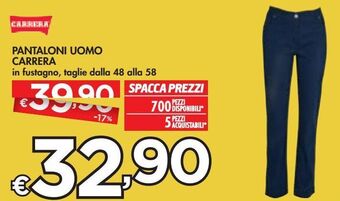 Bennet Pantaloni uomo carrera offerta