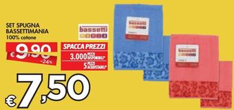 Bennet Set spugna bassettimania offerta