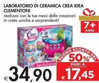 Bennet Laboratorio di ceramica crea idea clementoni offerta