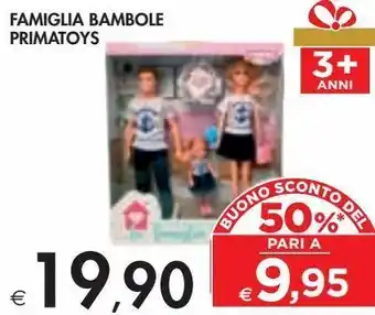 Bennet Famiglia bambole primatoys offerta