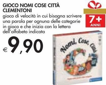 Bennet Gioco nomi cose citta clementoni offerta