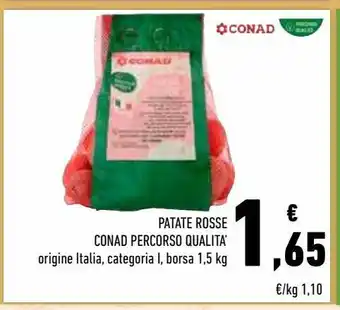 Conad Superstore Patate rosse conad percorso qualita 1.5 kg offerta