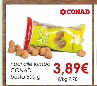 Conad Superstore Noci cile jumbo  conad 500 g offerta