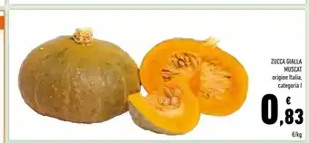 Conad Superstore Zucca gialla muscat offerta