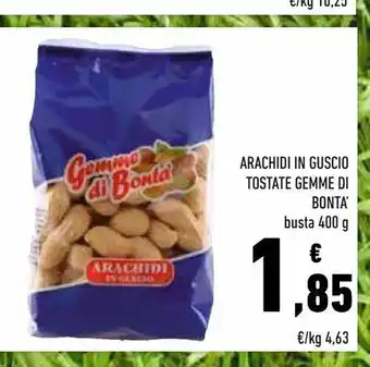 Conad Superstore Arachidi in guscio tostate gemme di bontà 400 g offerta