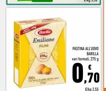 Conad Superstore Pastina all''uovo barilla 275 g offerta