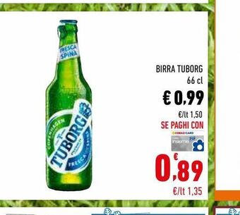 Conad Superstore Birra tuborg 66 cl offerta