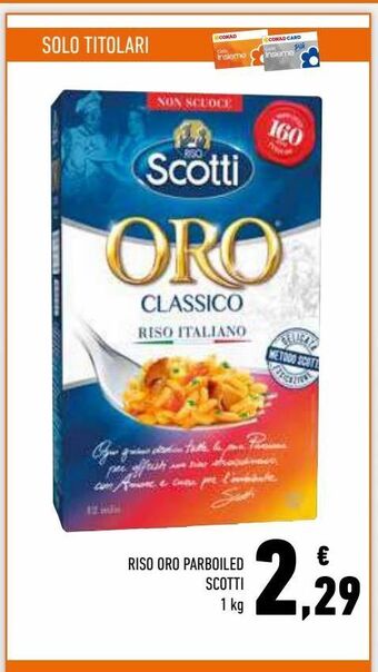 Conad Superstore Riso oro parboiled scotti 1 kg offerta