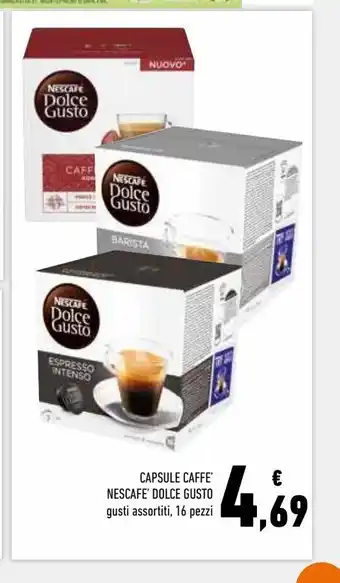 Conad Superstore Capsule di caffè nescafè dolce gusto offerta