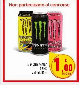 Conad Superstore Energy drink monster offerta