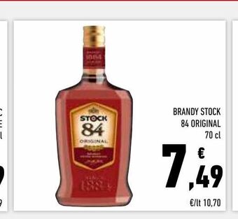 Conad Superstore Brandy stock 84 original 70 cl offerta