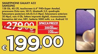 Bennet Smartphone galaxy a32 samsung offerta