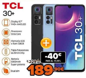 Expert TCL 30+ offerta