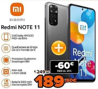 Expert Xiaomi Redmi Note 11 offerta